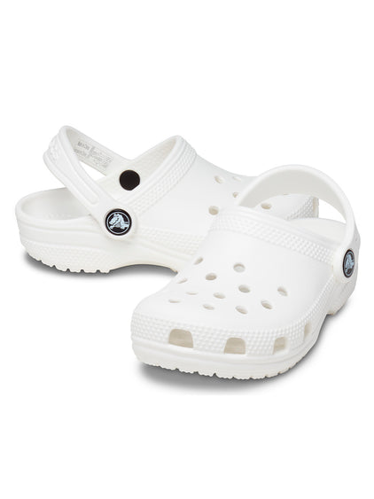 Zueco Niños Pequeños Classic Clog Blanco Crocs