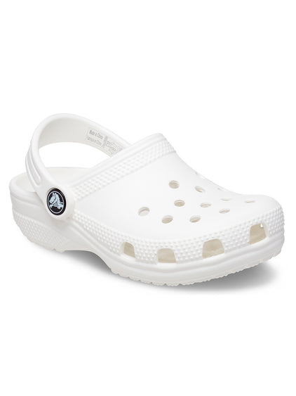 Zueco Niños Pequeños Classic Clog Blanco Crocs
