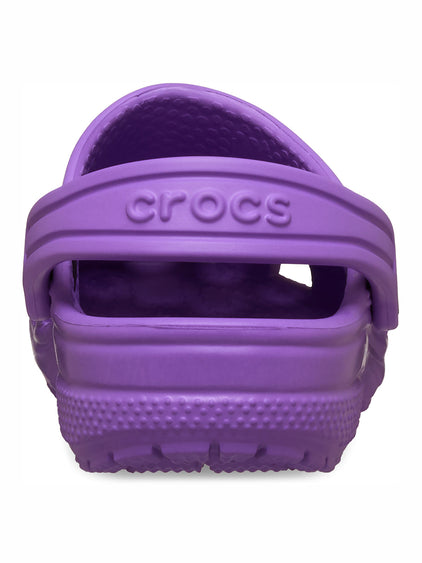 Zueco Niños Pequeños Classic Clog Morado Crocs