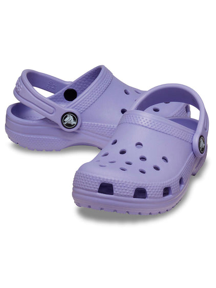 Zueco Niños Pequeños Classic Clog Morado Crocs
