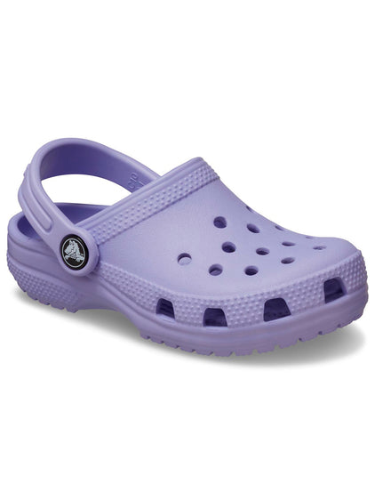 Zueco Niños Pequeños Classic Clog Morado Crocs
