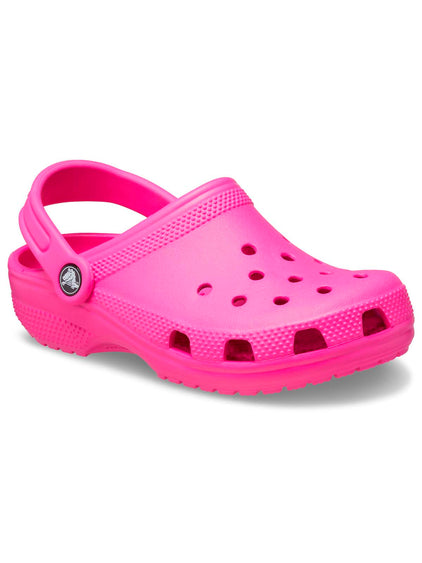 Zueco Niños Pequeños Classic Clog Rosa Crocs