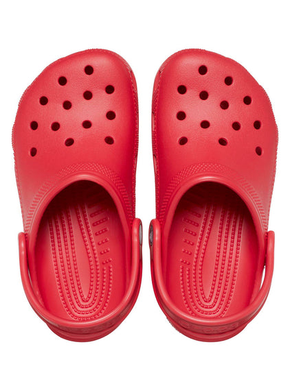 Zueco Niños Pequeños Classic Clog Rojo Crocs