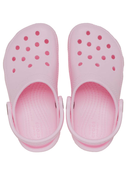 Zueco Niños Pequeños Classic Clog Rosa Crocs
