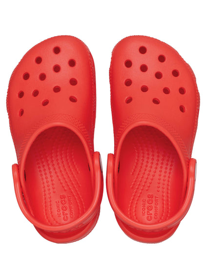 Zueco Niños Pequeños Classic Clog Rojo Crocs