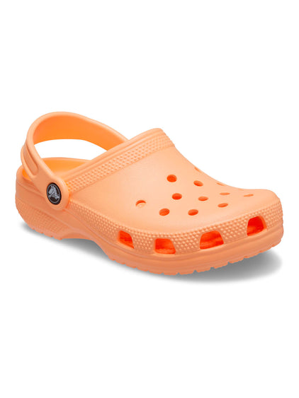 Zueco Niños Pequeños Classic Clog Naranja Claro Crocs