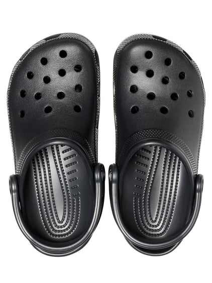 Zueco Niños Grandes Classic Clog Negro Crocs