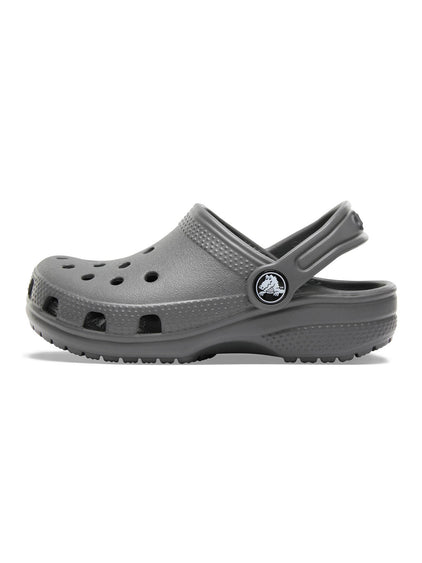 Zueco Niños Grandes Classic Clog Gris Crocs