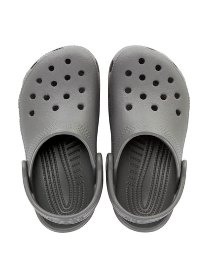 Zueco Niños Grandes Classic Clog Gris Crocs