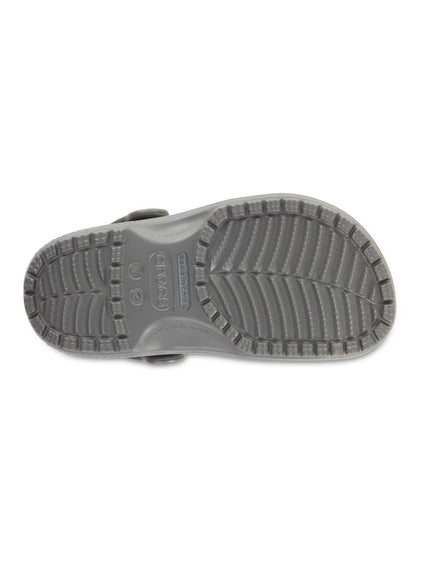 Zueco Niños Grandes Classic Clog Gris Crocs