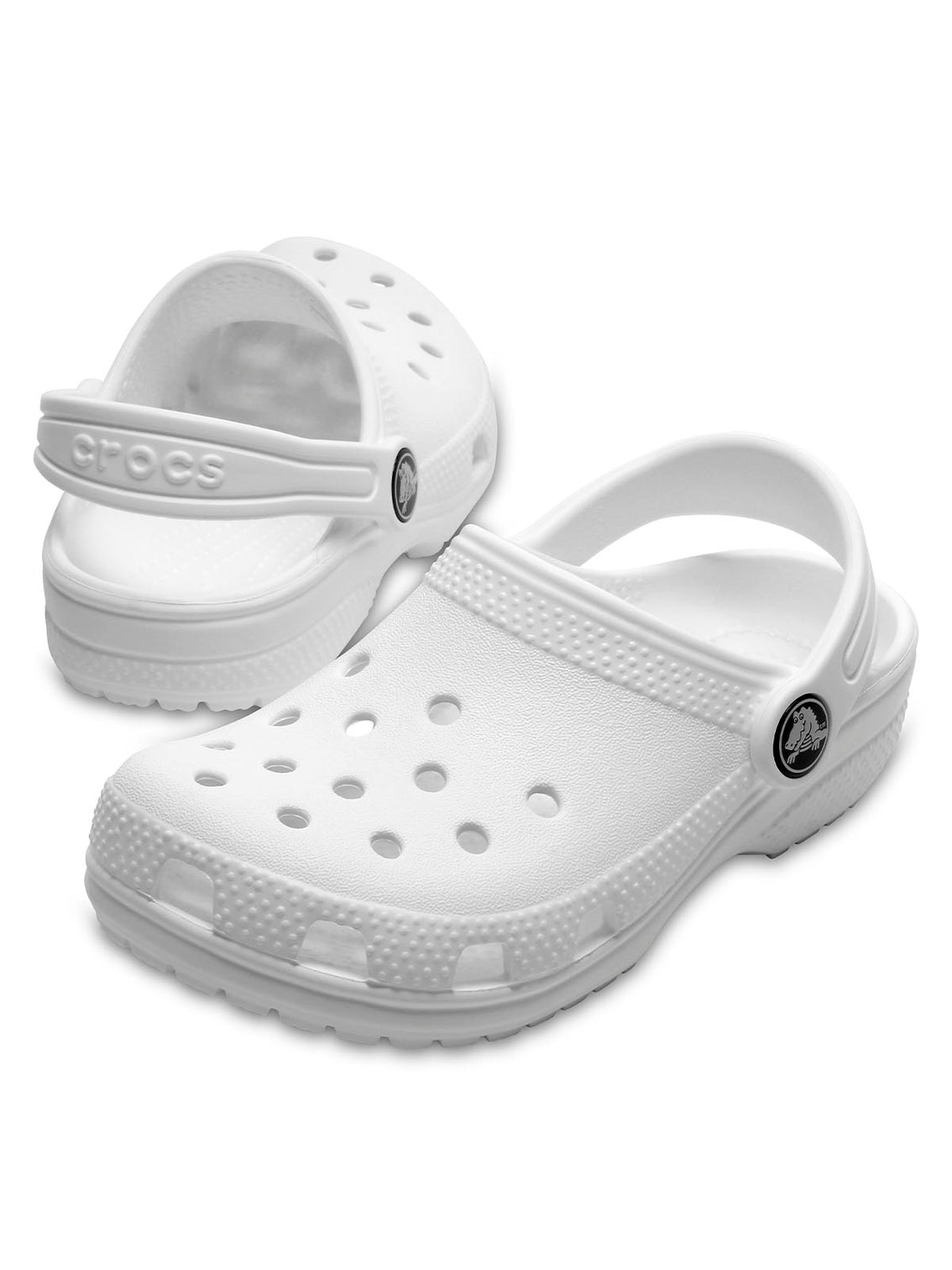 Zueco Niños Grandes Classic Clog Blanco Crocs