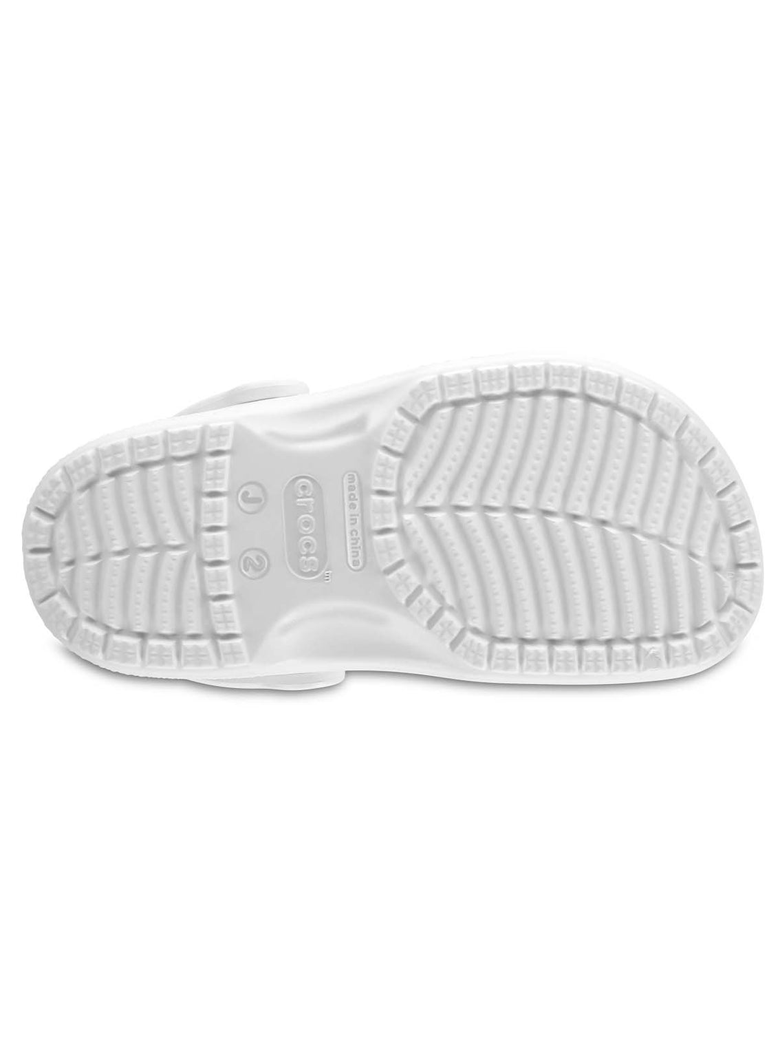 Zueco Niños Grandes Classic Clog Blanco Crocs