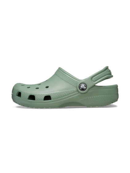 Zueco Niños Grandes Classic Clog Verde Crocs