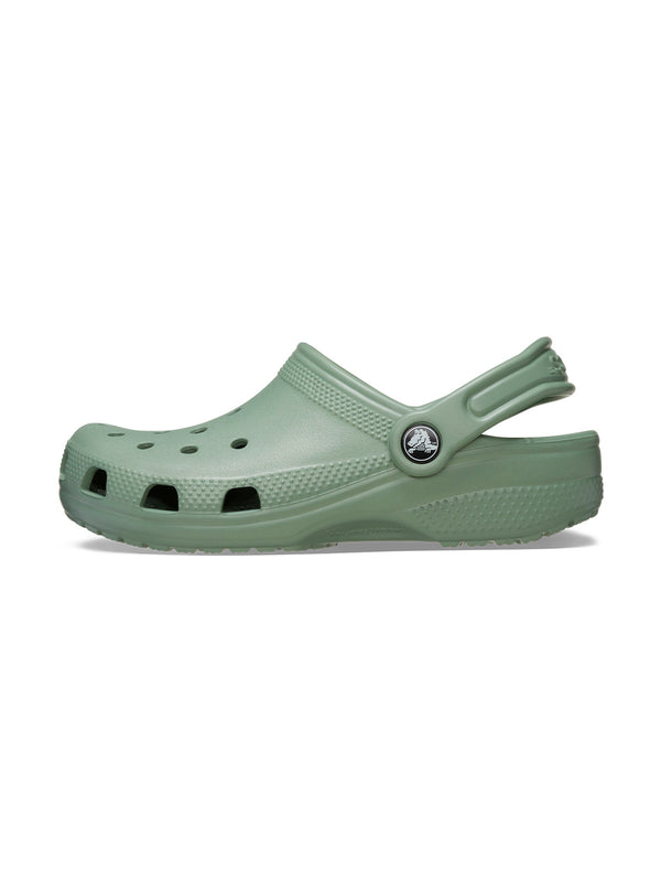 Zueco Niños Grandes Classic Clog Verde Crocs