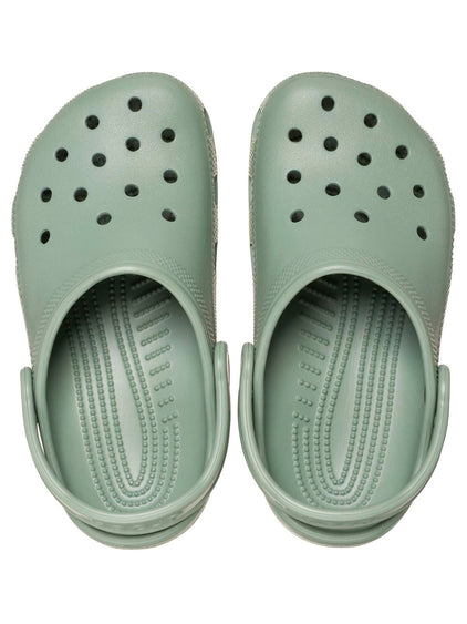 Zueco Niños Grandes Classic Clog Verde Crocs