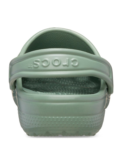 Zueco Niños Grandes Classic Clog Verde Crocs