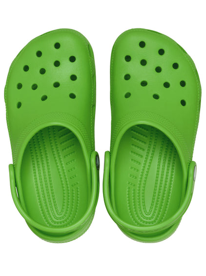 Zueco Niños Grandes Classic Clog Verde Crocs
