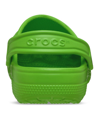 Zueco Niños Grandes Classic Clog Verde Crocs