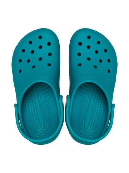 Zueco Niños Grandes Classic Clog Verde Crocs