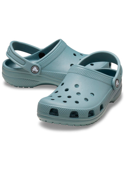Zueco Niños Grandes Classic Clog Verde Crocs