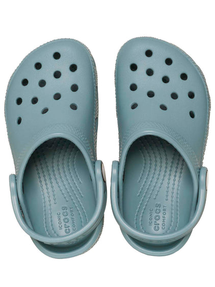 Zueco Niños Grandes Classic Clog Verde Crocs