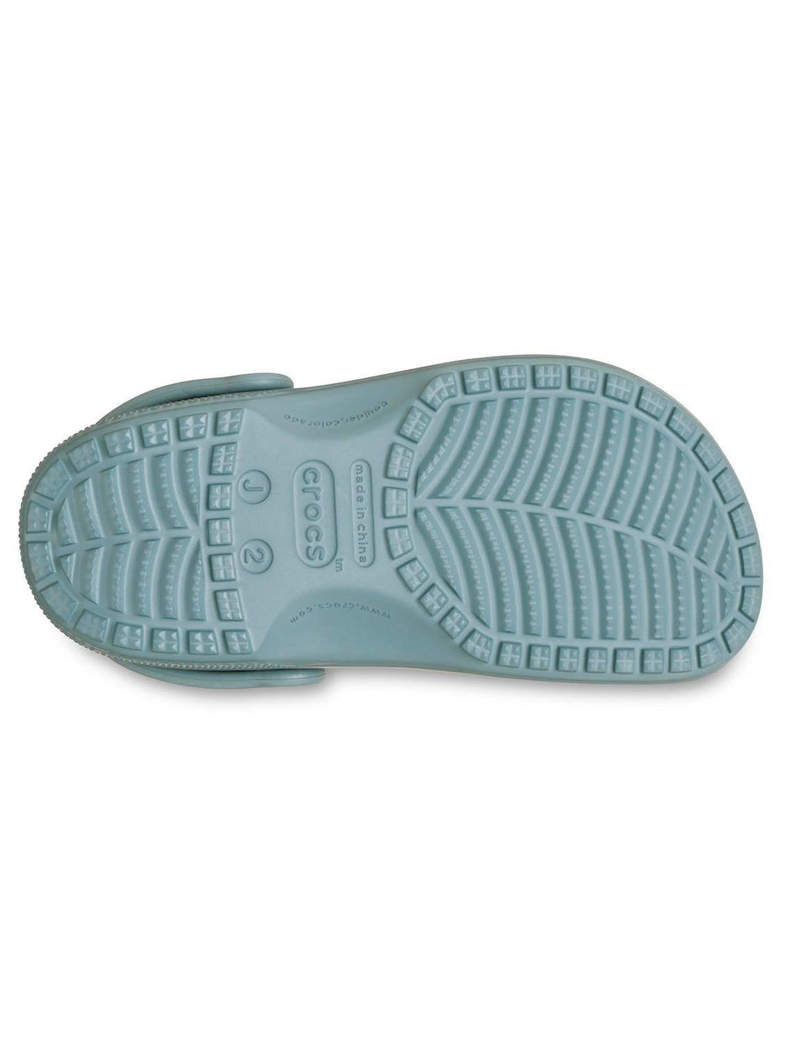 Zueco Niños Grandes Classic Clog Verde Crocs