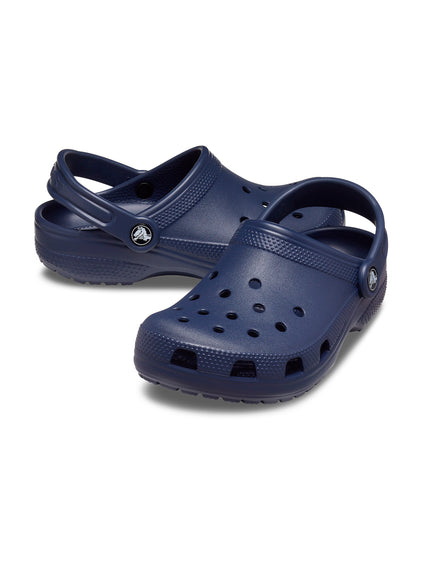 Zueco Niños Grandes Classic Clog Azul Marino Crocs