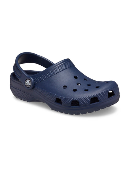 Zueco Niños Grandes Classic Clog Azul Marino Crocs