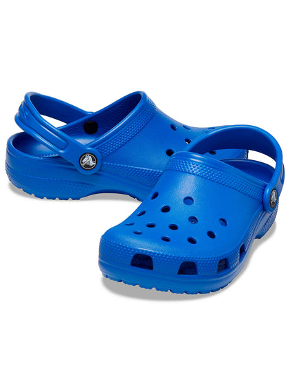 Zueco Niños Grandes Classic Clog Azul Eléctrico Crocs