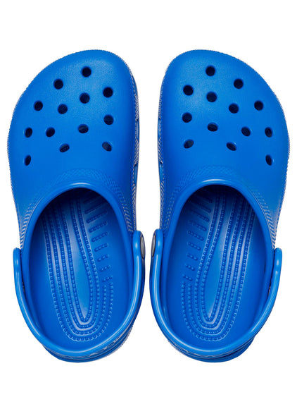 Zueco Niños Grandes Classic Clog Azul Eléctrico Crocs