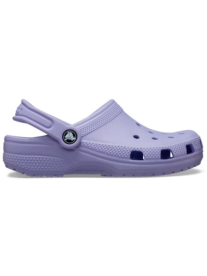 Zueco Niños Grandes Classic Clog Morado Crocs