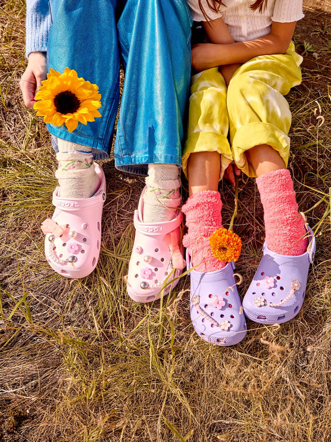 Zueco Niños Grandes Classic Clog Morado Crocs