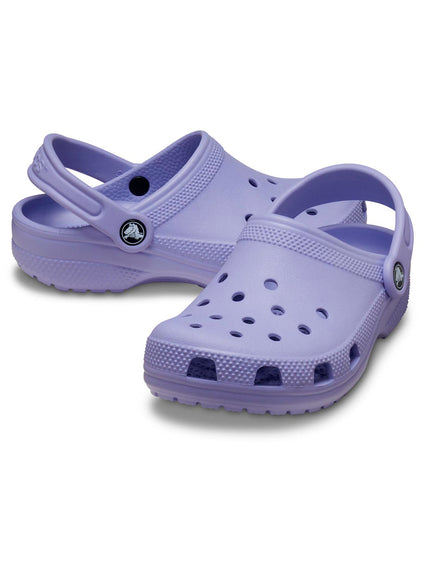Zueco Niños Grandes Classic Clog Morado Crocs
