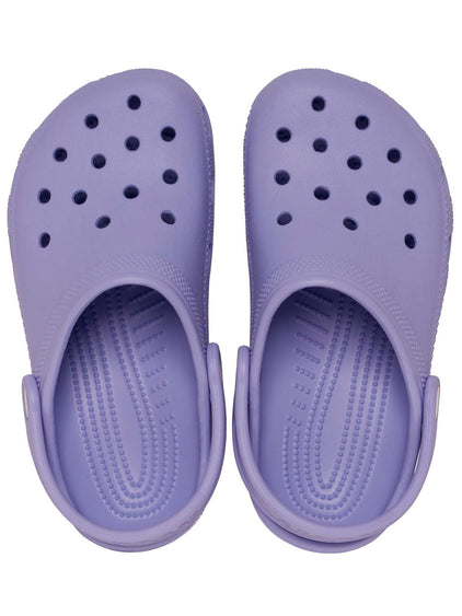 Zueco Niños Grandes Classic Clog Morado Crocs