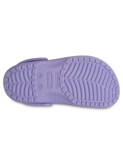 Zueco Niños Grandes Classic Clog Morado Crocs
