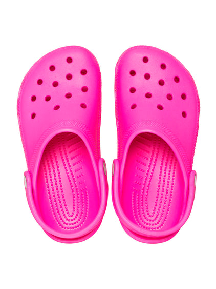 Zueco Niños Grandes Classic Clog Rosa Crocs