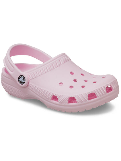 Zueco Niños Grandes Classic Clog Rosa Crocs