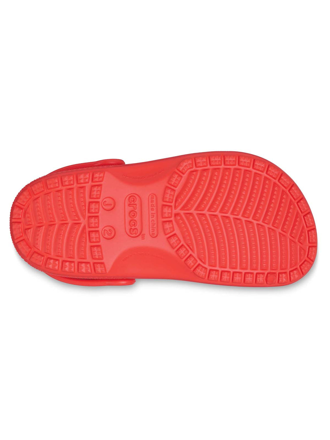 Zueco Niños Grandes Classic Clog Rojo Crocs