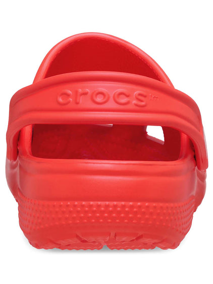 Zueco Niños Grandes Classic Clog Rojo Crocs