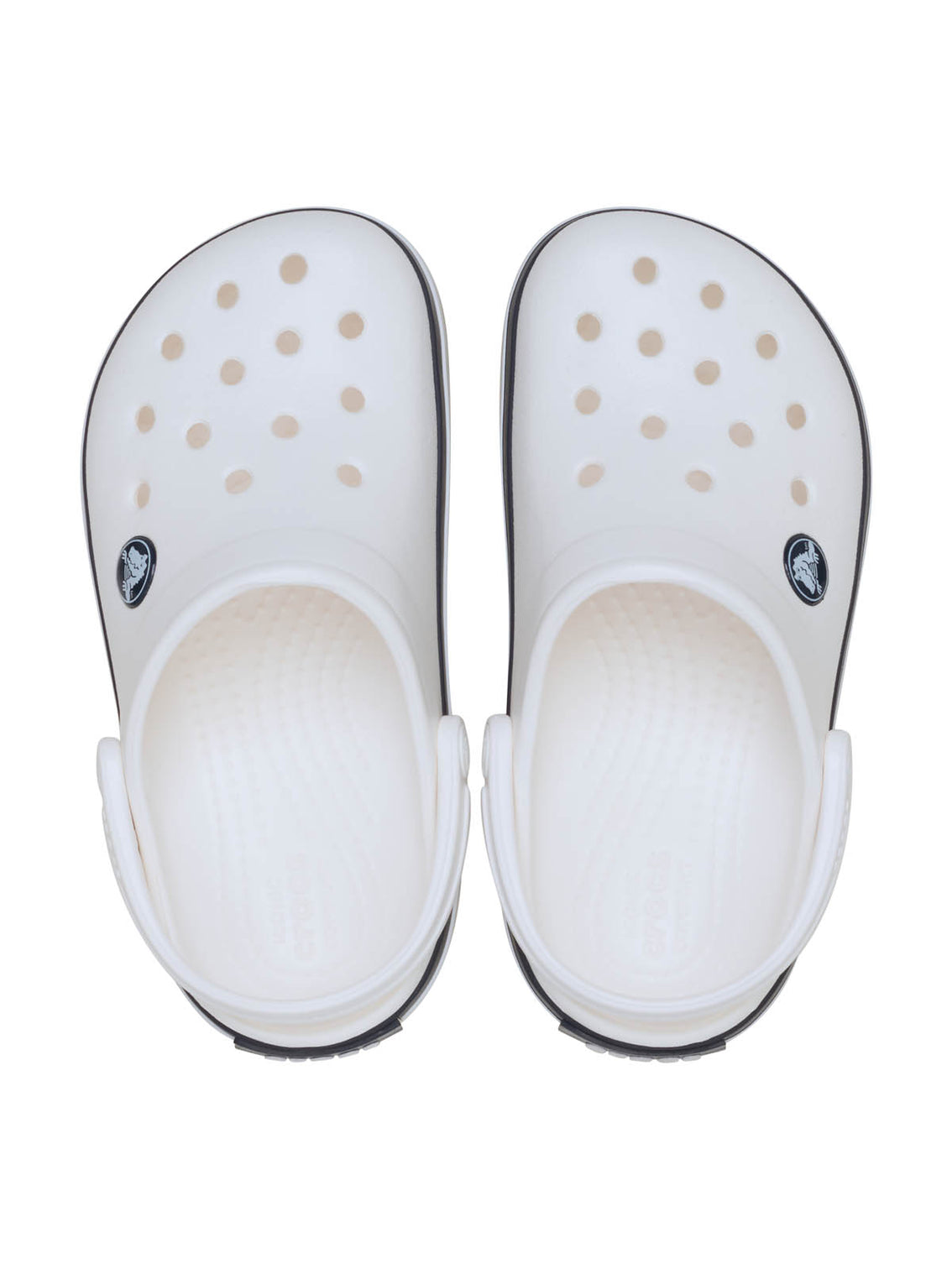 Zueco Niños Pequeños Crocband Clog Blanco Crocs