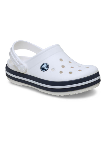 Zueco Niños Pequeños Crocband Clog Blanco Crocs