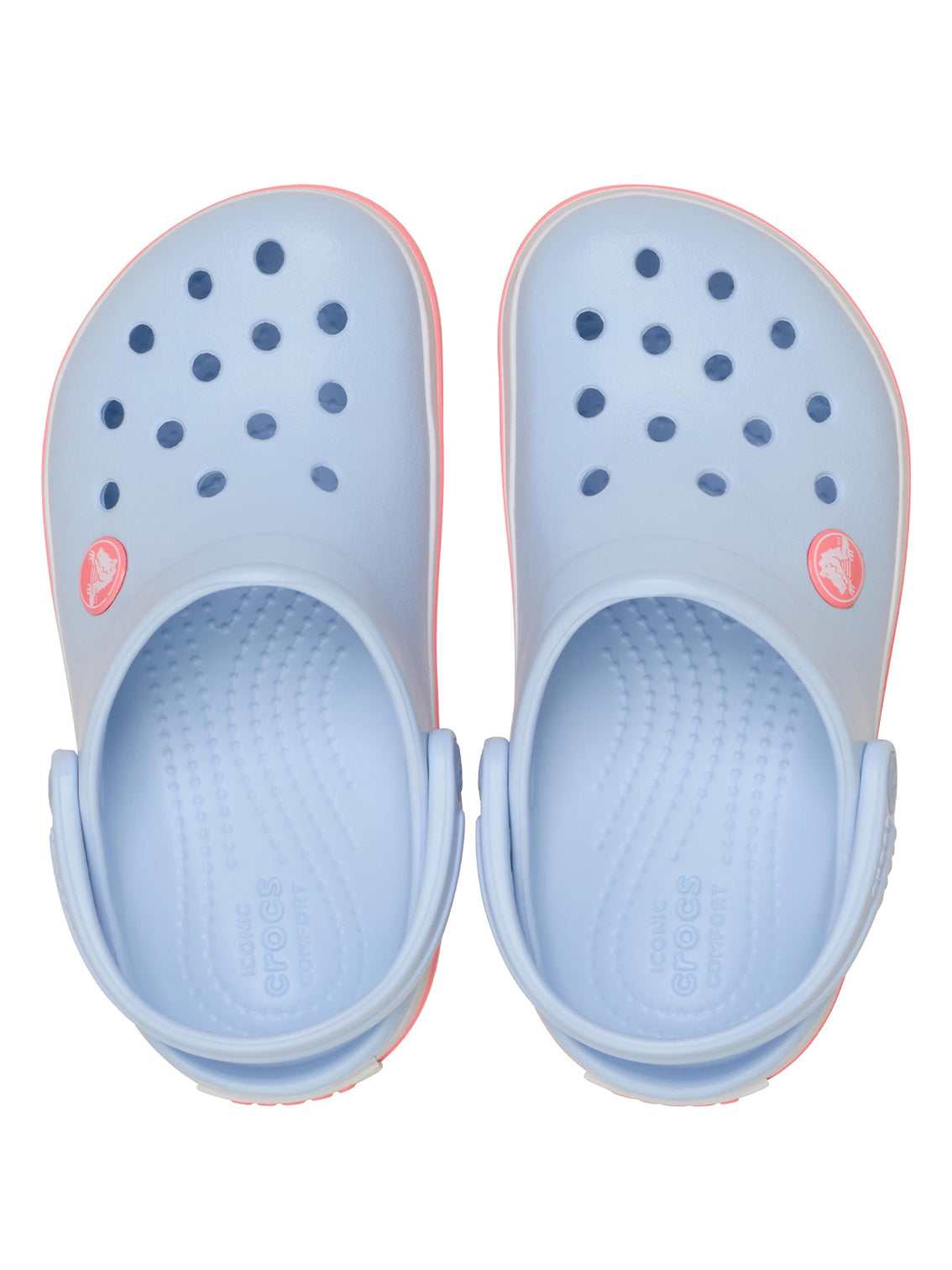 Zueco Niños Pequeños Crocband Clog Celeste Crocs