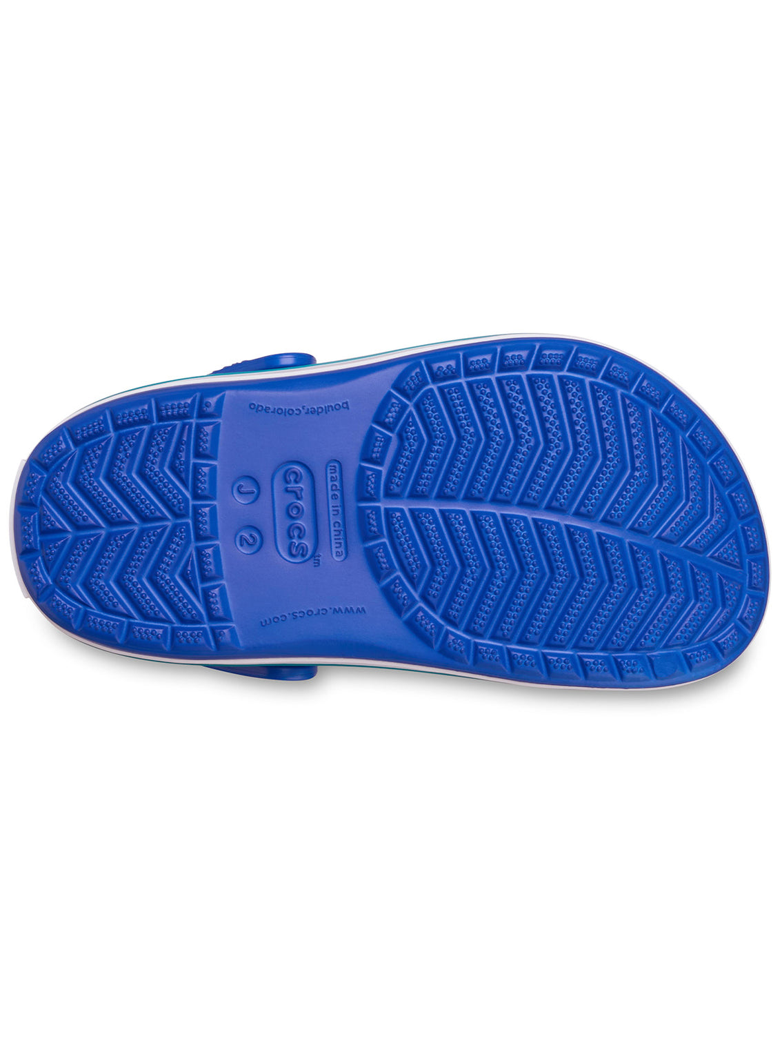 Zueco Niños Grandes Crocband Clog Azul Crocs