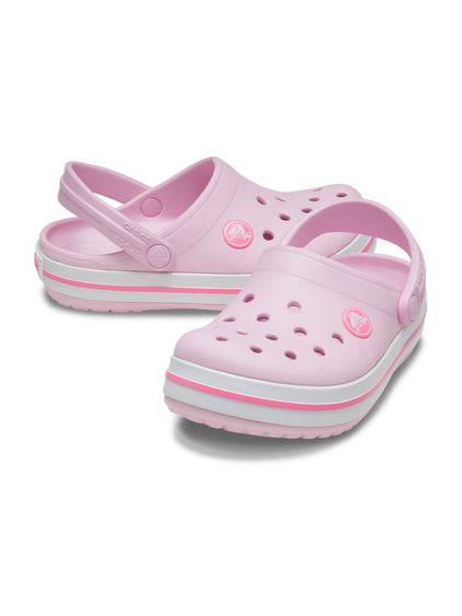 Zueco Niños Grandes Crocband Clog Rosa Crocs