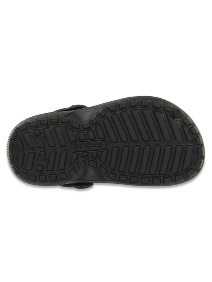 Zueco Niños Grandes Classic Lined Clog Negro Crocs