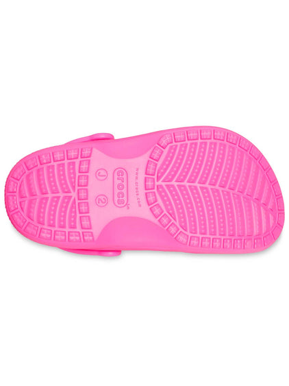 Zueco Niños Grandes Baya Clog Rosa Crocs