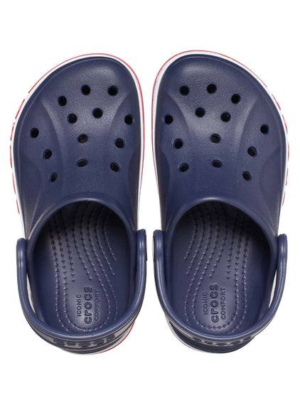 Zueco Niños Pequeños Bayaband Clog Azul Crocs