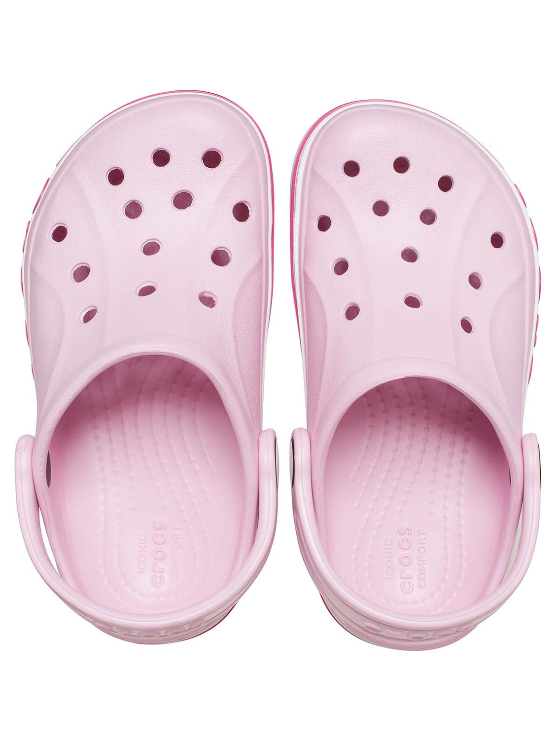 Zueco Niños Pequeños Bayaband Clog Rosa Crocs