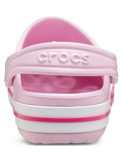 Zueco Niños Pequeños Bayaband Clog Rosa Crocs