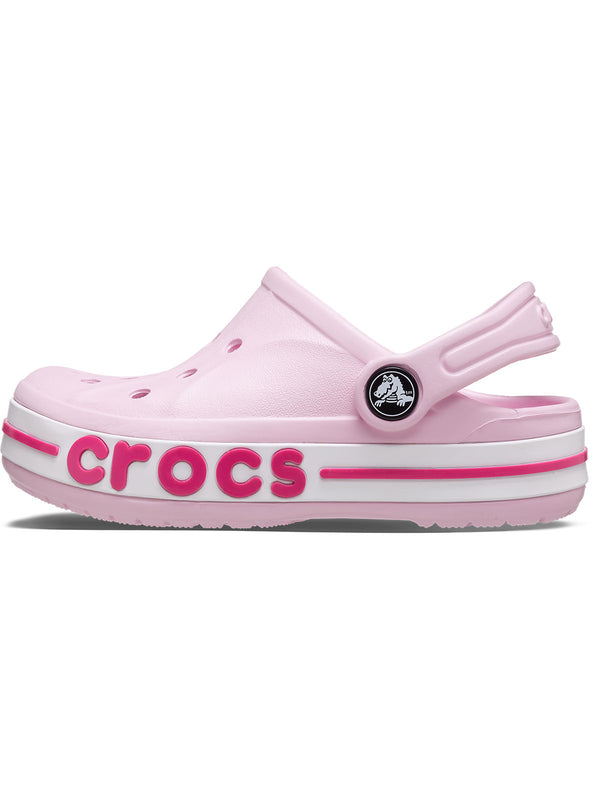 Zueco Niños Grandes Bayaband Clog Rosa Crocs